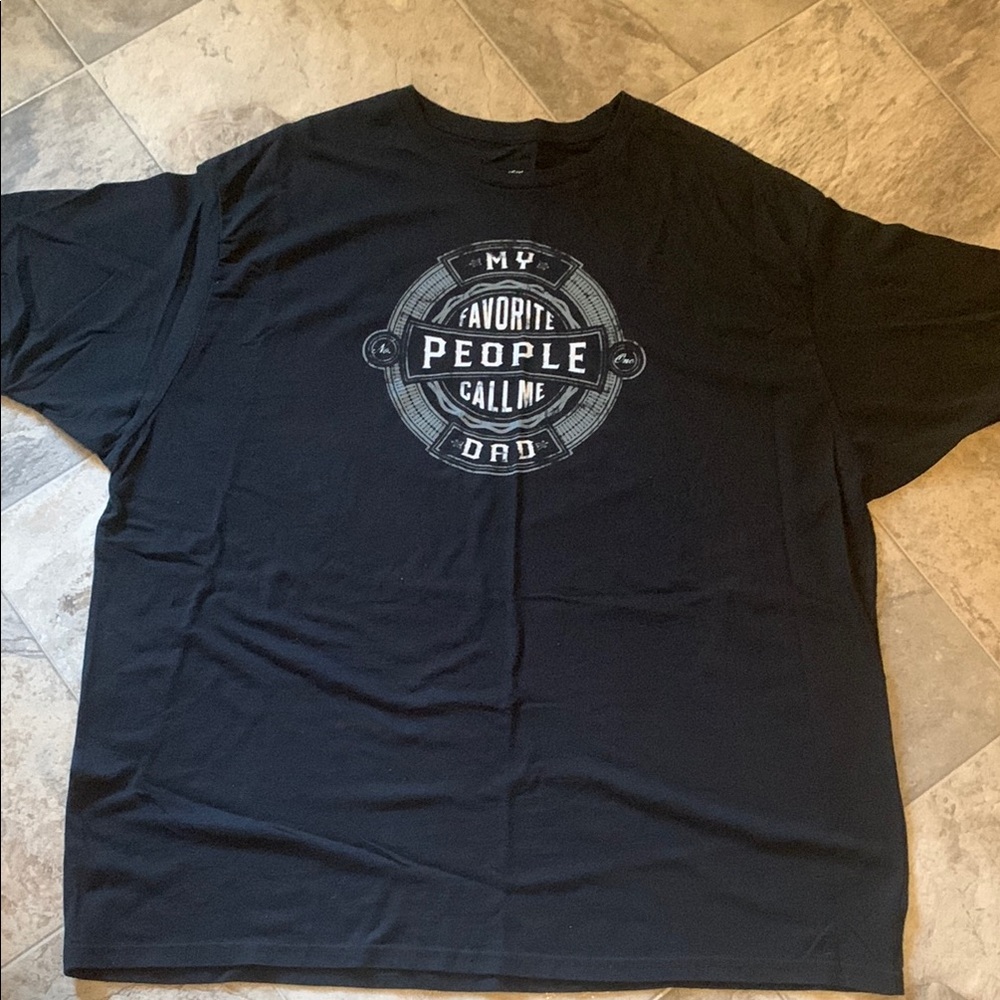Black Graphic T-Shirt - "My Favorite People Call Me Dad" Fathers appreciation T